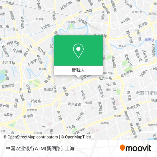 中国农业银行ATM(新闸路)地图