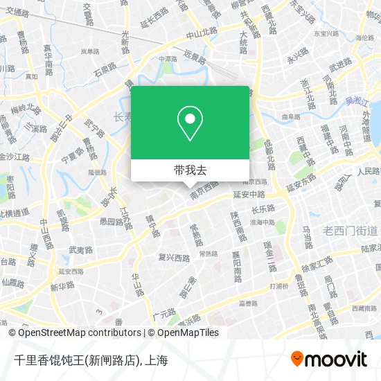 千里香馄饨王(新闸路店)地图