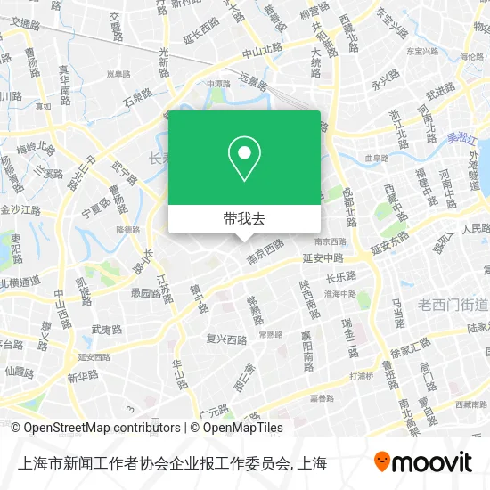上海市新闻工作者协会企业报工作委员会地图