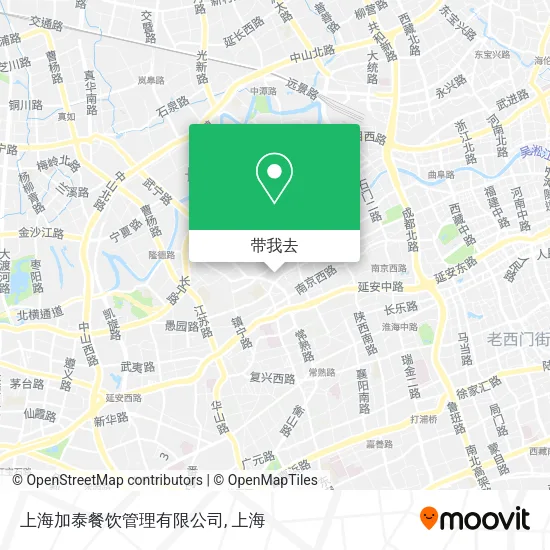 上海加泰餐饮管理有限公司地图