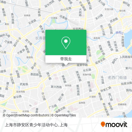 上海市静安区青少年活动中心地图