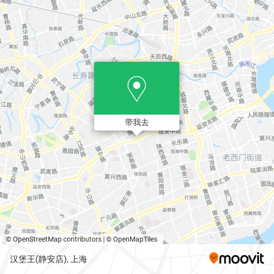 汉堡王(静安店)地图