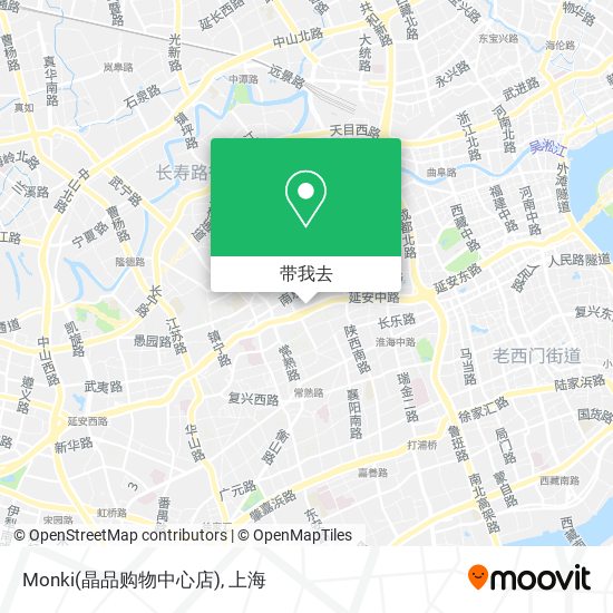 Monki(晶品购物中心店)地图