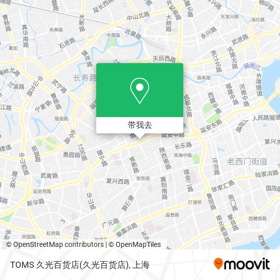 TOMS 久光百货店地图
