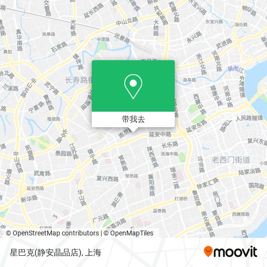 星巴克(静安晶品店)地图