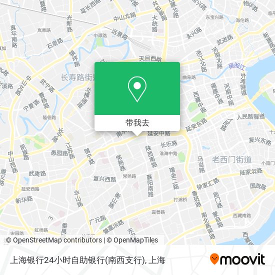 上海银行24小时自助银行(南西支行)地图