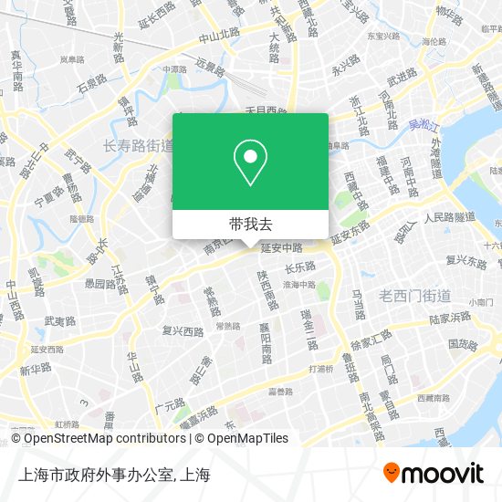 上海市政府外事办公室地图