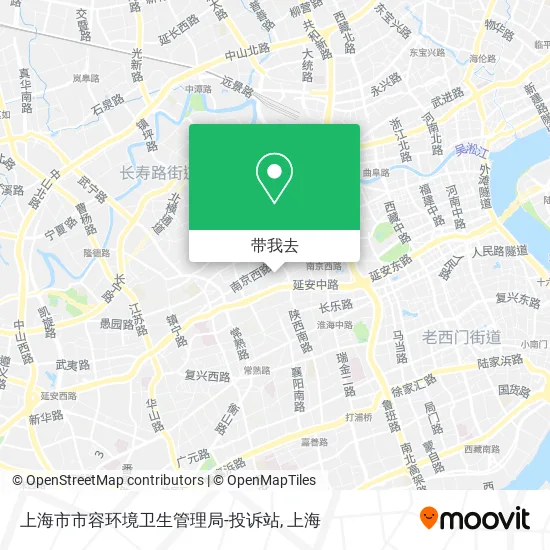 上海市市容环境卫生管理局-投诉站地图