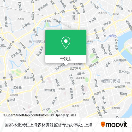 国家林业局驻上海森林资源监督专员办事处地图