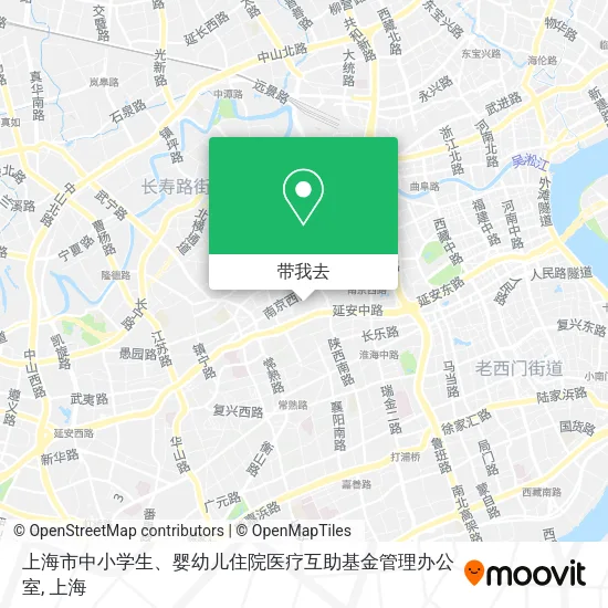 上海市中小学生、婴幼儿住院医疗互助基金管理办公室地图