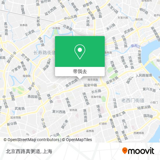 北京西路真粥道地图