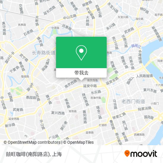 囍旺咖啡(南阳路店)地图