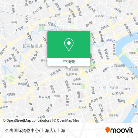 金鹰国际购物中心(上海店)地图