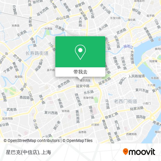 星巴克(中信店)地图