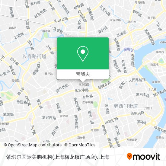 紫琪尔国际美胸机构(上海梅龙镇广场店)地图