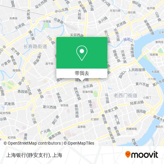 上海银行(静安支行)地图