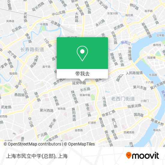 上海市民立中学(总部)地图