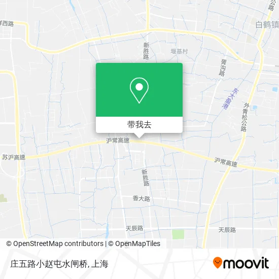 庄五路小赵屯水闸桥地图