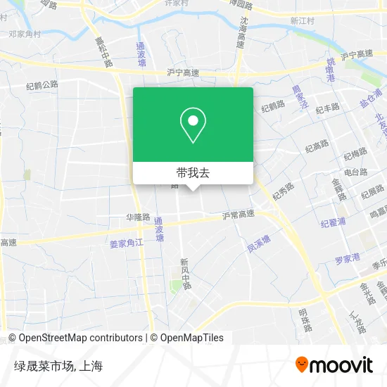 绿晟菜市场地图