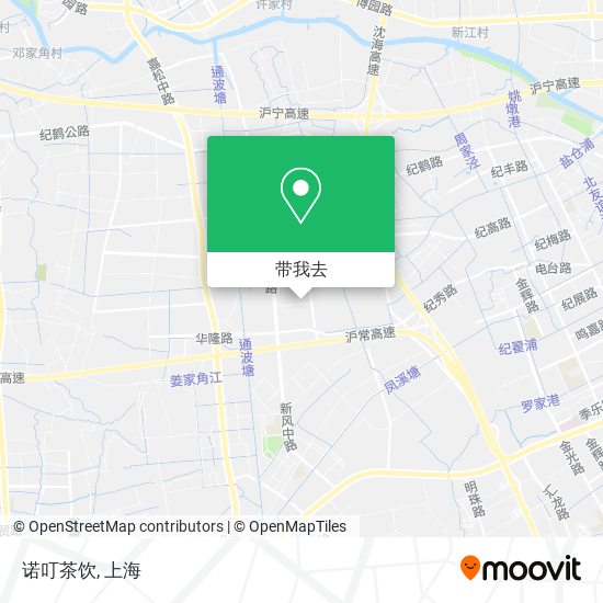 诺叮茶饮地图