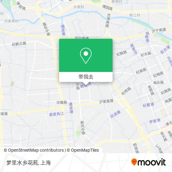 梦里水乡花苑地图