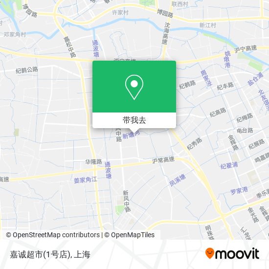 嘉诚超市(1号店)地图