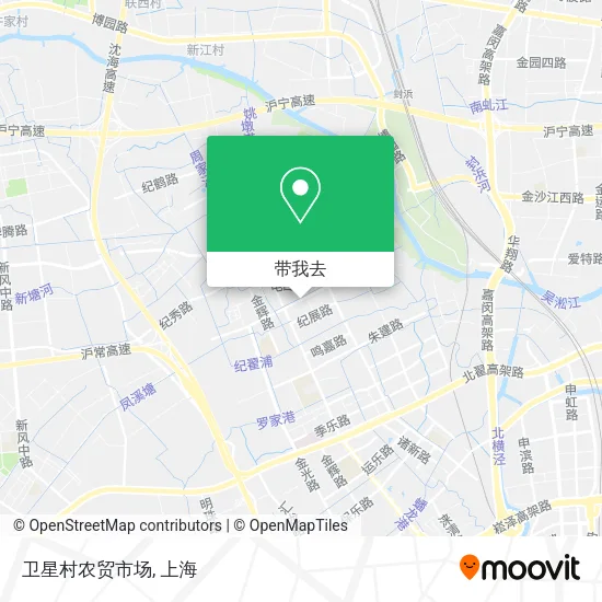 卫星村农贸市场地图