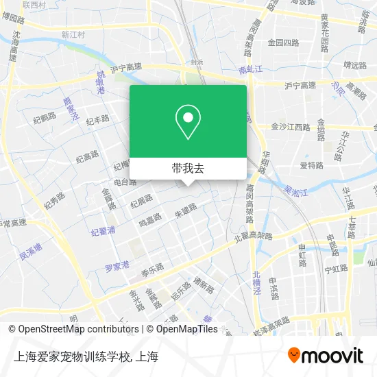 上海爱家宠物训练学校地图