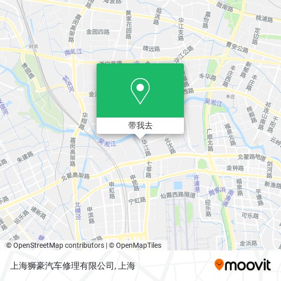 上海狮豪汽车修理有限公司地图