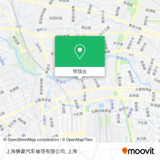 上海狮豪汽车修理有限公司地图