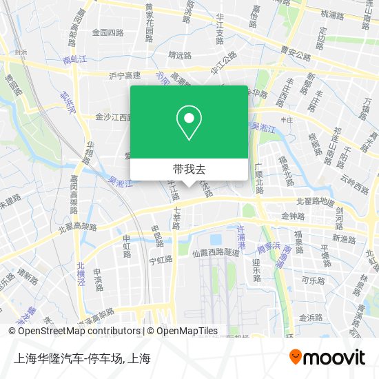 上海华隆汽车-停车场地图