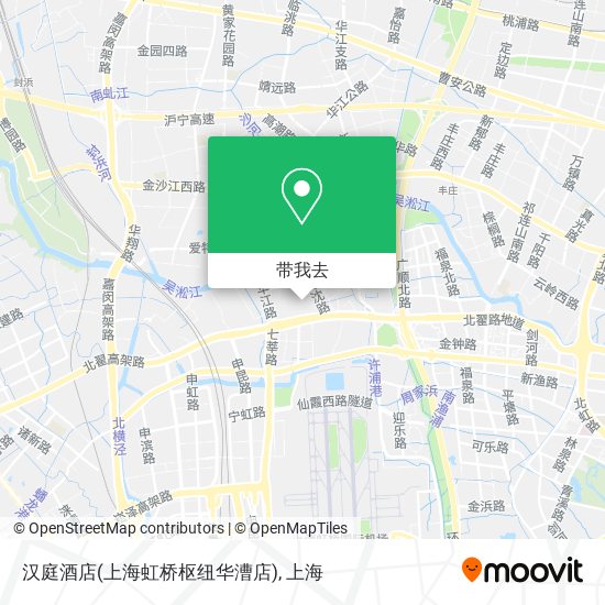 汉庭酒店(上海虹桥枢纽华漕店)地图