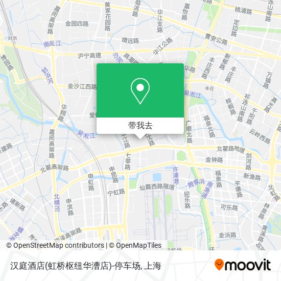 汉庭酒店(虹桥枢纽华漕店)-停车场地图