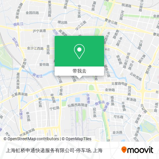 上海虹桥申通快递服务有限公司-停车场地图