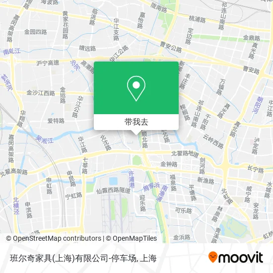 班尔奇家具(上海)有限公司-停车场地图