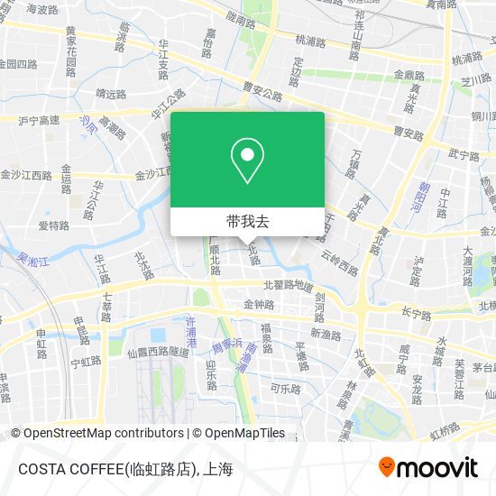 COSTA COFFEE(临虹路店)地图