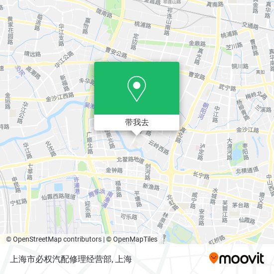 上海市必权汽配修理经营部地图