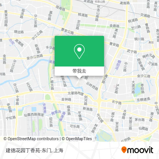 建德花园丁香苑-东门地图