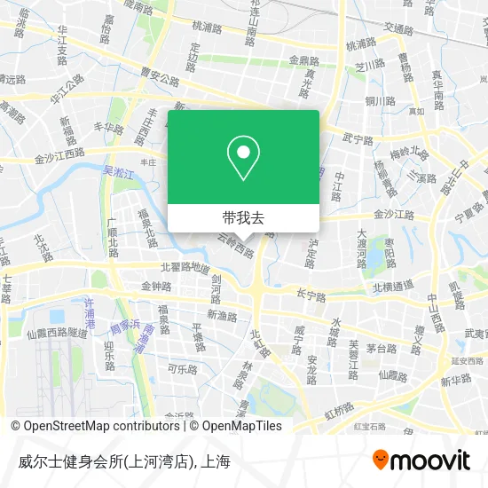 威尔士健身会所(上河湾店)地图