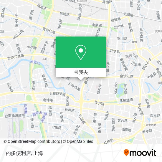 的多便利店地图