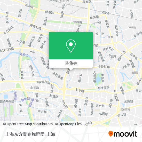 上海东方青春舞蹈团地图