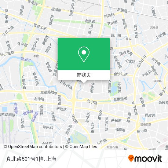真北路501号1幢地图