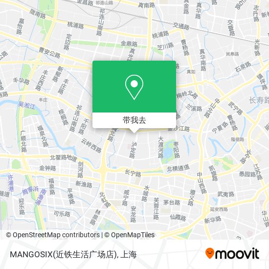 MANGOSIX(近铁生活广场店)地图
