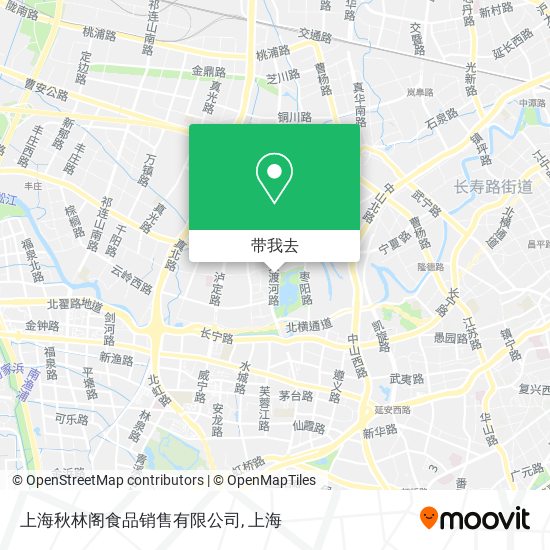 上海秋林阁食品销售有限公司地图