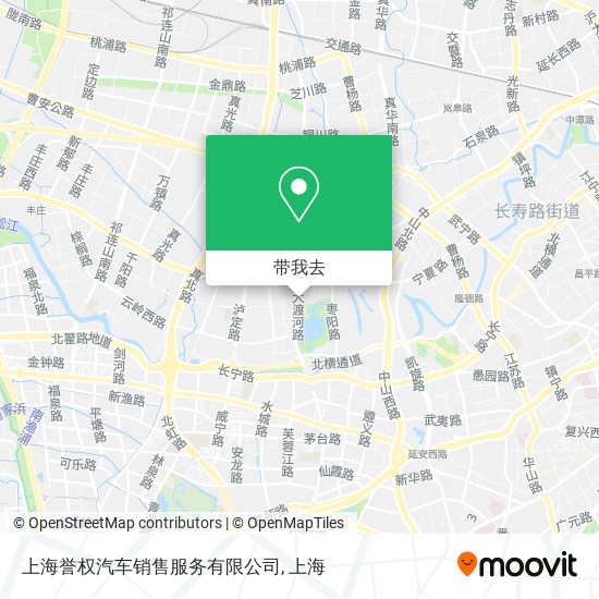 上海誉权汽车销售服务有限公司地图