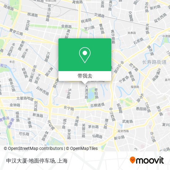 申汉大厦-地面停车场地图