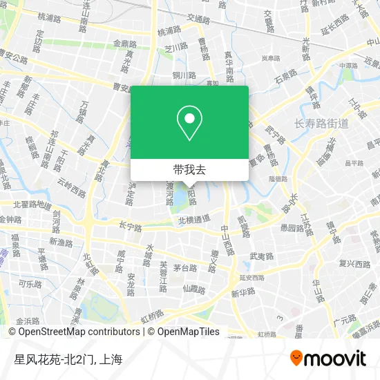 星风花苑-北2门地图