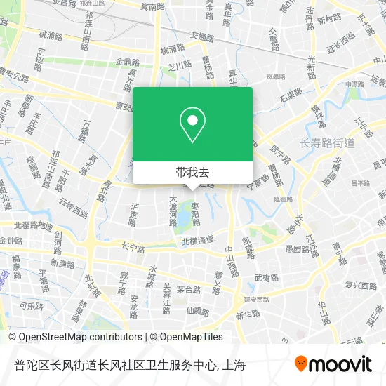 普陀区长风街道长风社区卫生服务中心地图