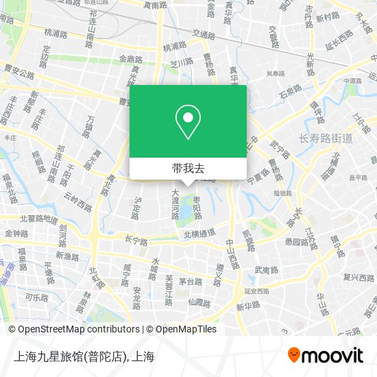 上海九星旅馆(普陀店)地图