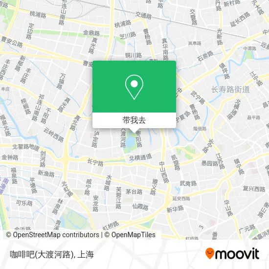 咖啡吧(大渡河路)地图